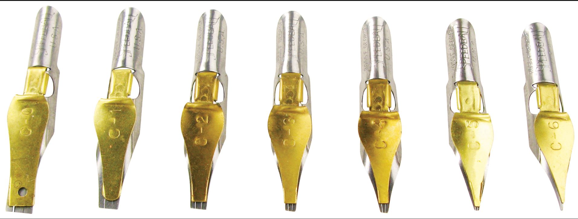 Speedball 3029 Lino Product Pen Nibs Flat - Edge Series C
